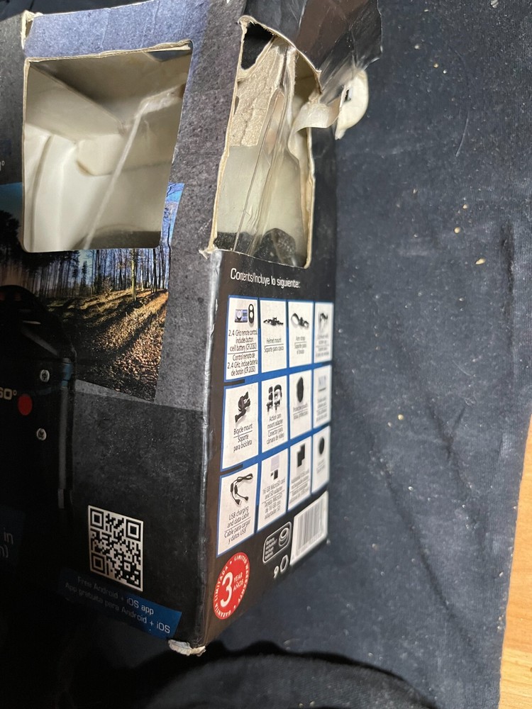 Silver Crest 360° Panorama Action Cam dash cam mount