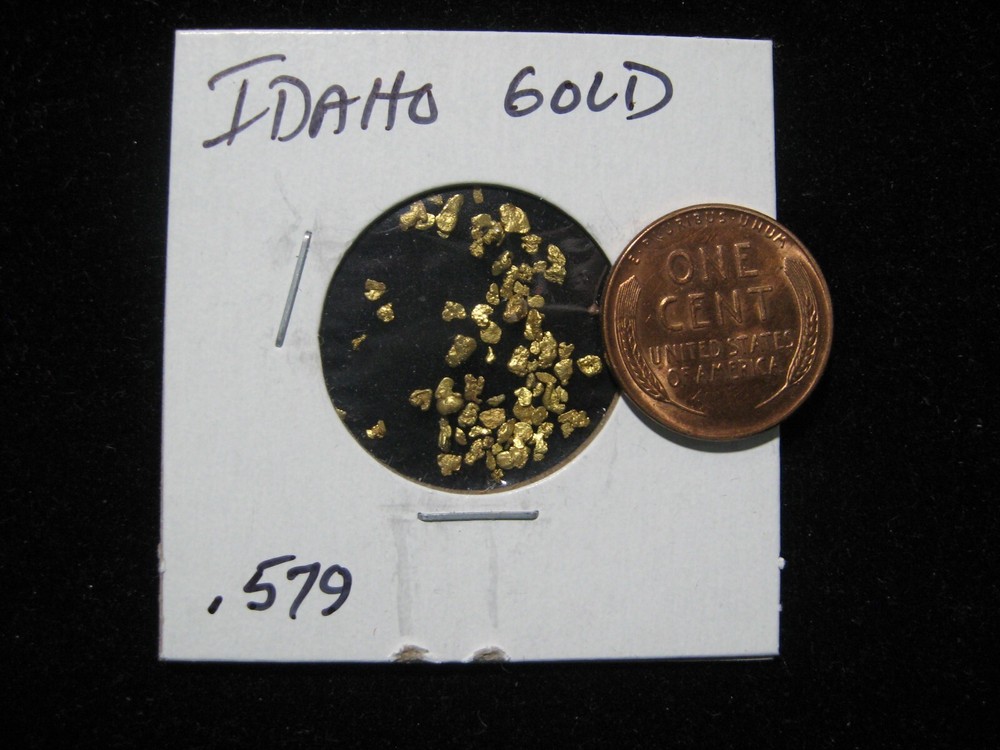 IDAHO GOLD NUGGET .579 GRAM