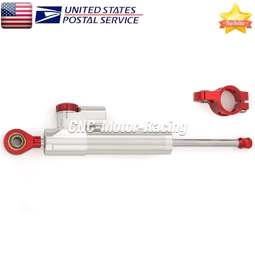 CNC Steering Damper Stabilizer Linear Reversed Shock Universal 255mm Safety New