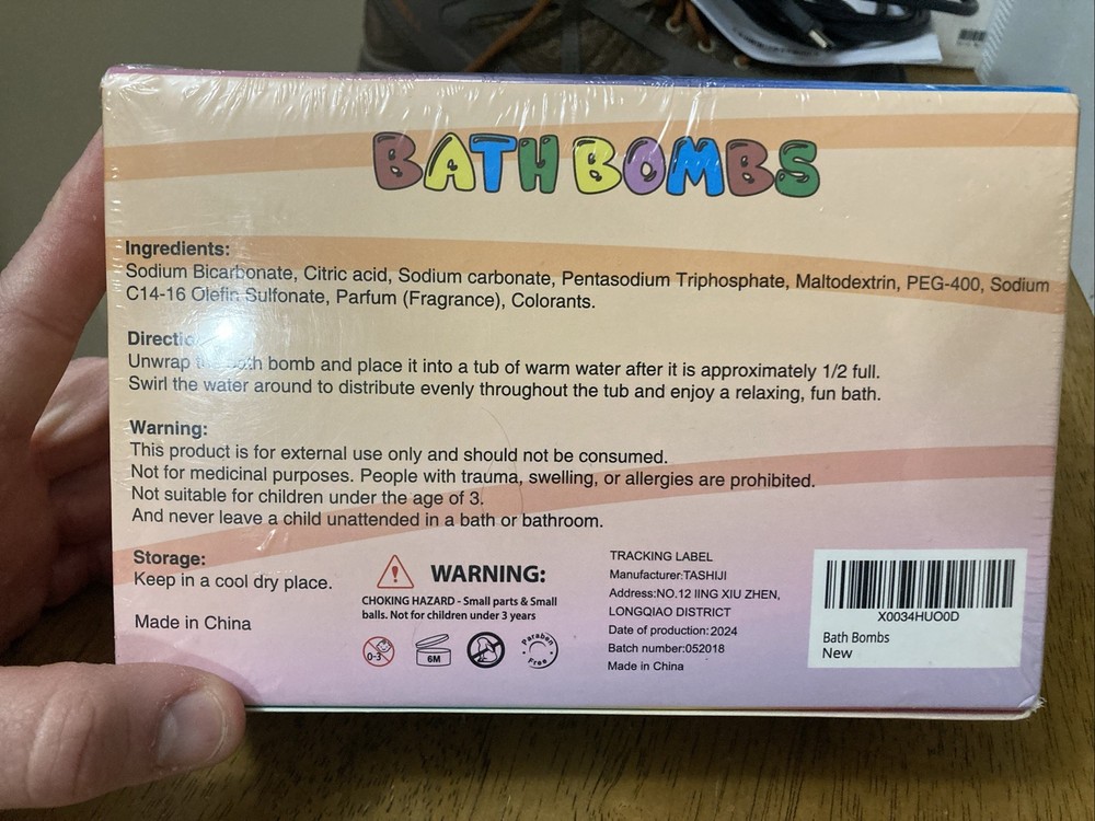 Bath Bombs Gift Set for Kids 9 Pack with Jewelry Inside