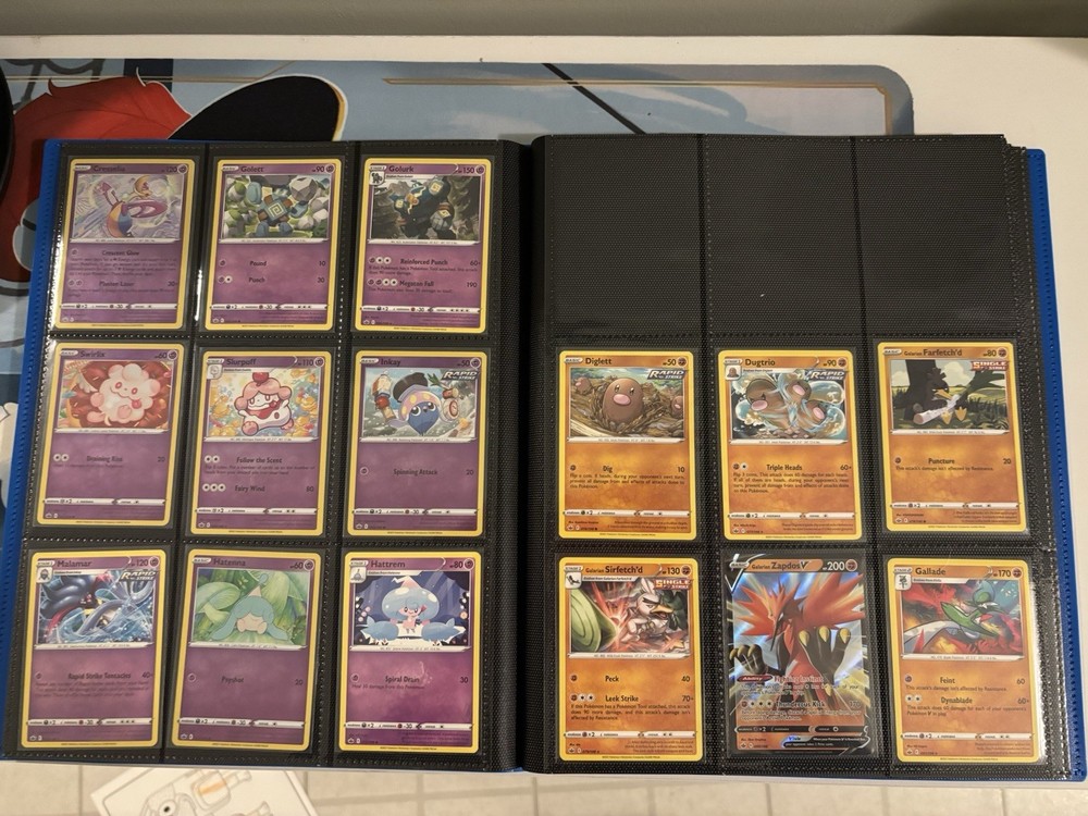 75% Complete Pokemon Chilling Reign Base Set Binder Collection