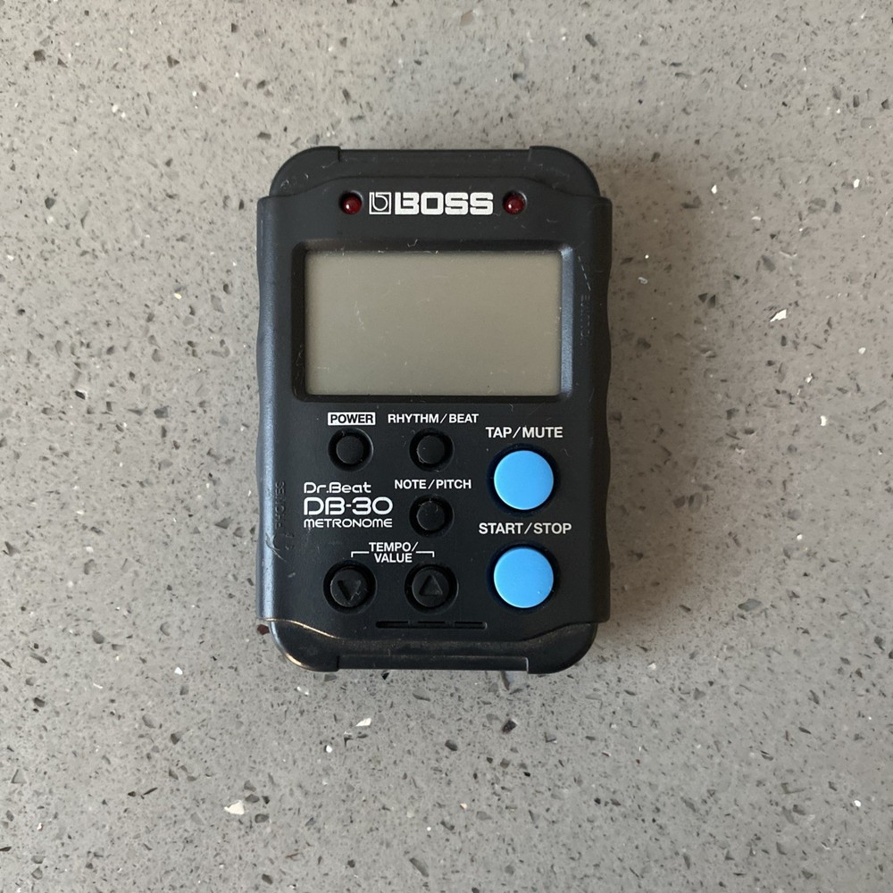 BOSS Dr. Beat DB-30 Pocket-Size Metronome w/ Rhythm Patterns - Black