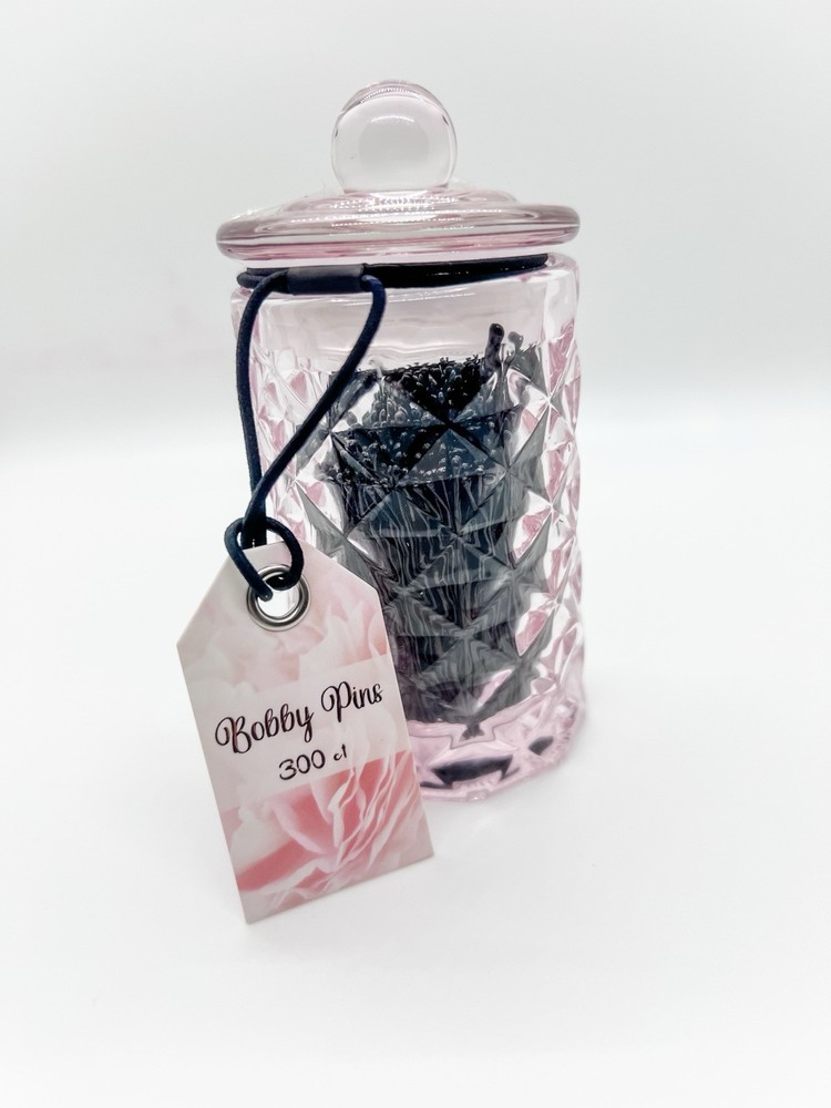 300 Bobbie Pins in Jar