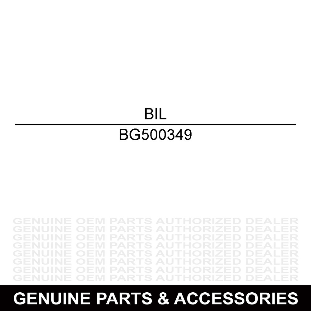 Genuine Billy Goat LABEL SHIFT BC2402  Part# BG500349