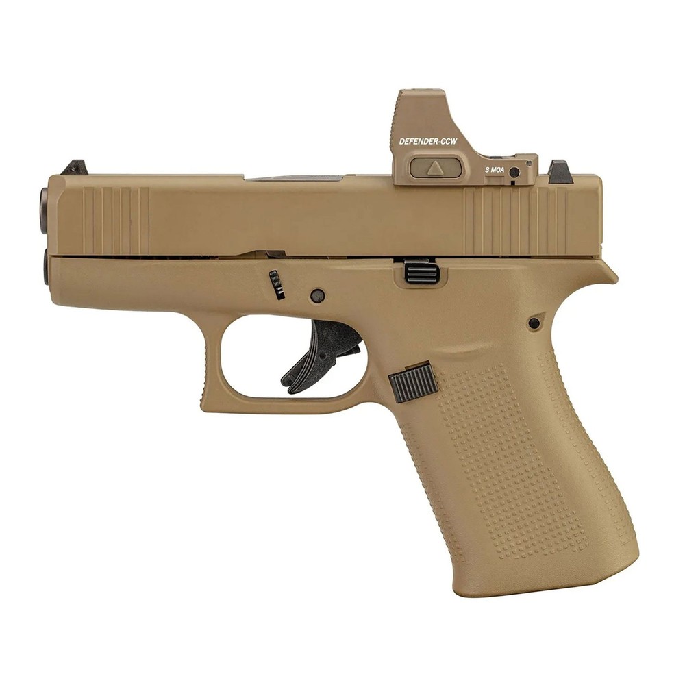 VORTEX Defender-CCW 3 MOA Tan Micro Red Dot Sight with Force On Force Cap, OSFM