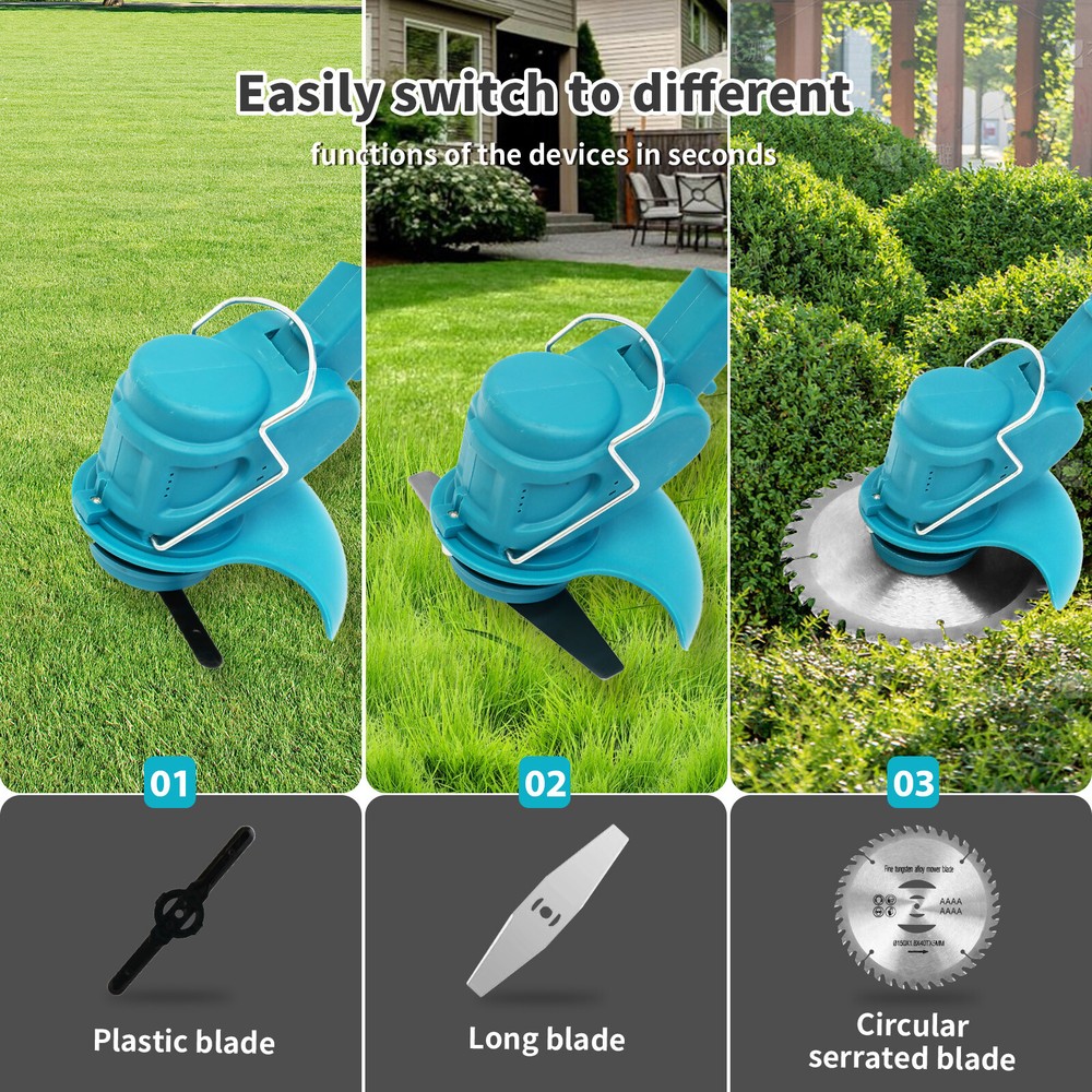 Cordless Leaf Blower/Vacuum & String Trimmer/Weed Edger Combo Kit w/ Battery NEW