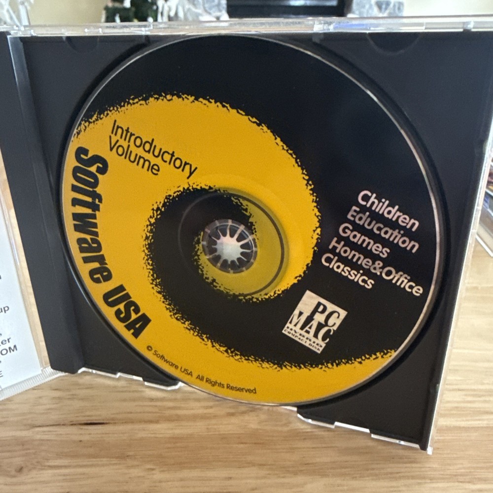 Software USA Volume 5.05 PC MAC Children Games Education Classics CD Win 3.1