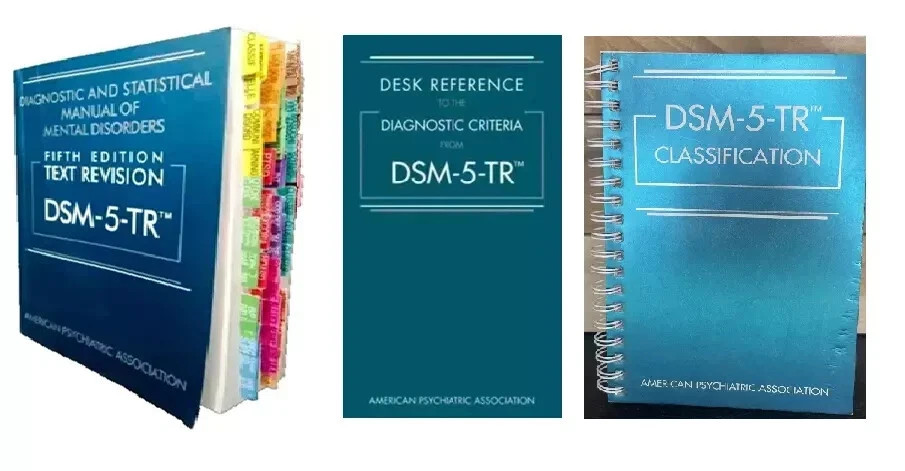 DSM-5-TR + tab + desk reference (PB ) + classification 3 book set FAST SHIPPING