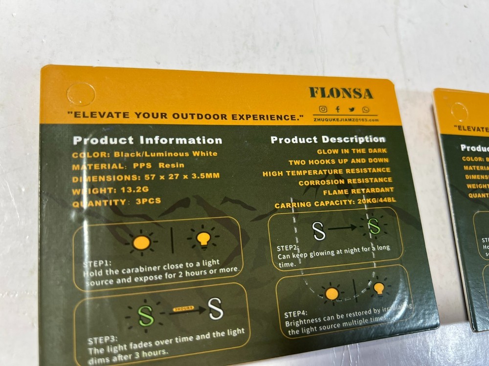 Flonsa 6pk Camping Hooks