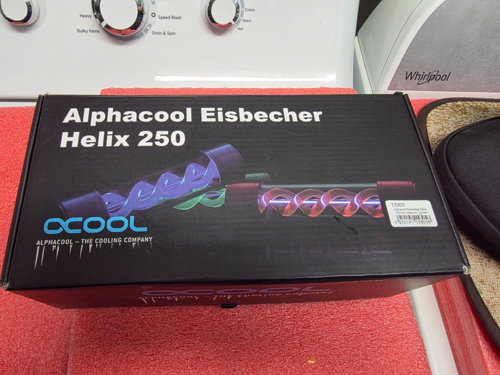 Alphacool Eisbecher Helix 250mm reservoir - green