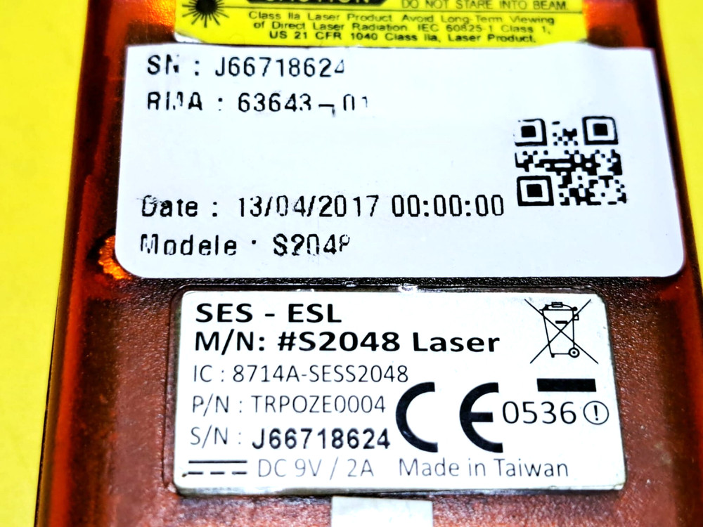 ⚡CAN'T ACCESS⚡SES S2048 LASER PORTABLE DATA COLLECTOR HANDHELD RFID ASSET TOOL⚡