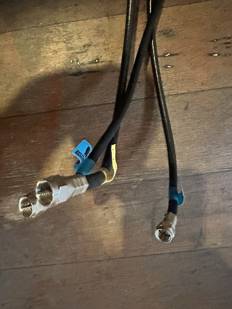 DISH NETWORK TRIPLEXER 175284. Has 1 Foot Cables. Fast Ship!