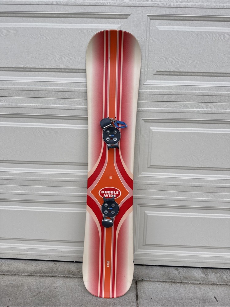 K2 HC Dubble Wide Snowboard Deck 150cm With Switch Standard N Step In Bindings