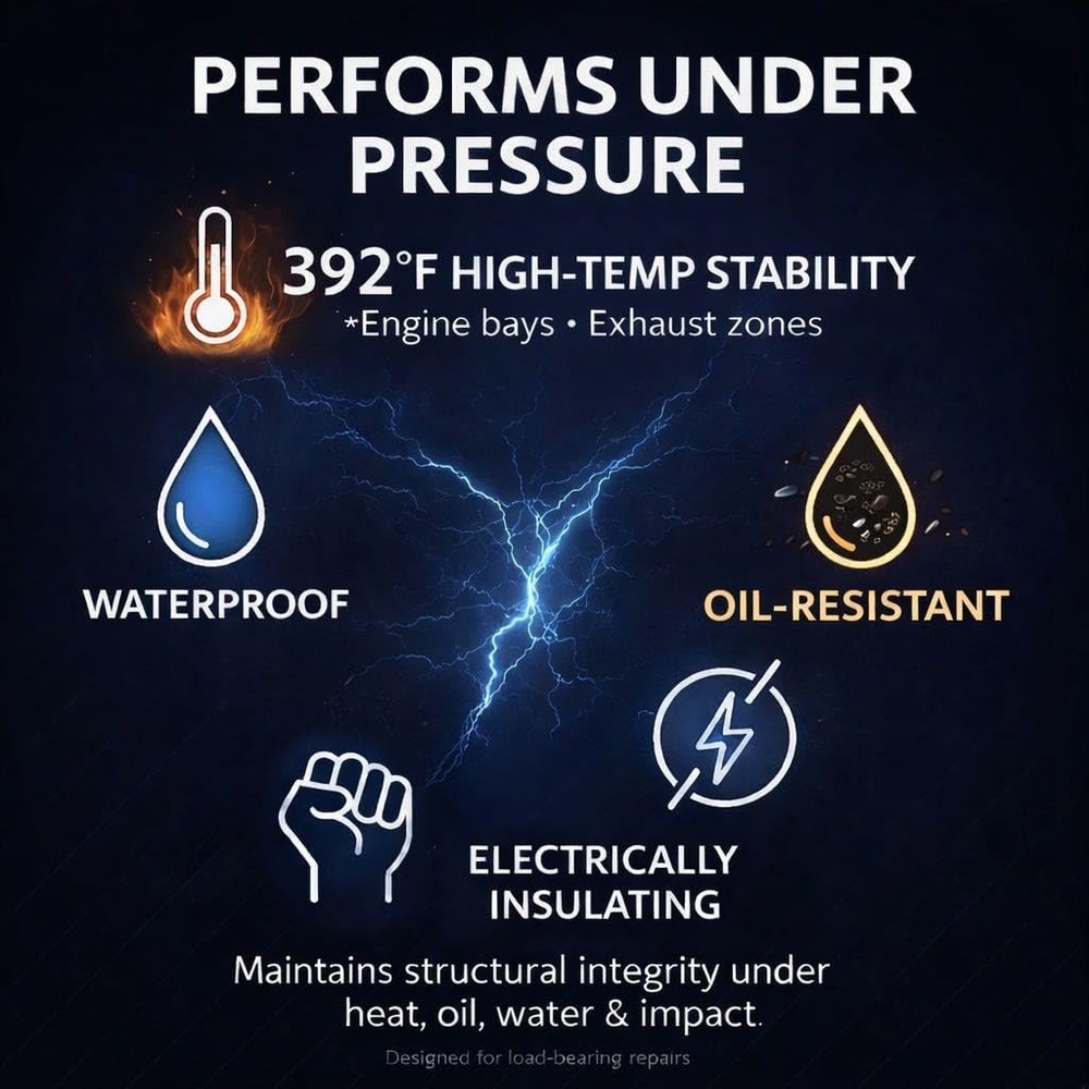 Structural Epoxy 1.69 oz Load-Bearing Cold-Weld Strength Drillable Waterproof