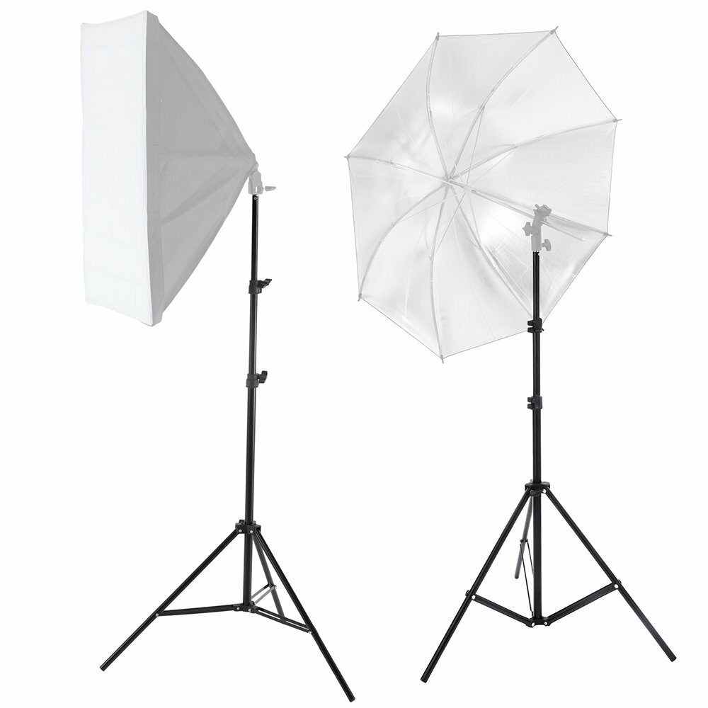Selens 2M Light Stand For Studio Light Softboxe Reflector With Carry Bag 2PCS