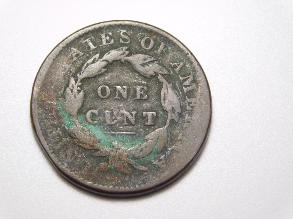 US COINS 1834 CORONET HEAD LARGE CENT