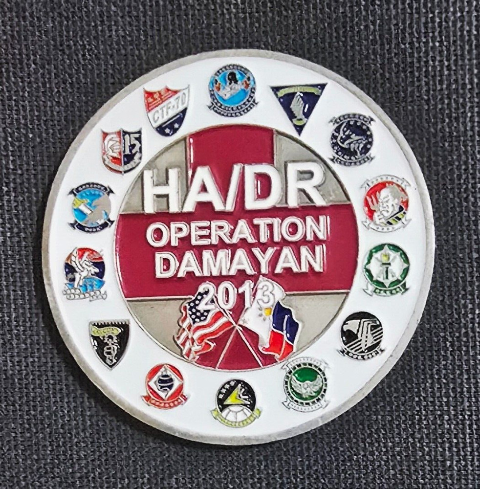 Awesome 2" USN Navy Multi-Unit Challenge Coin HADR 2013
