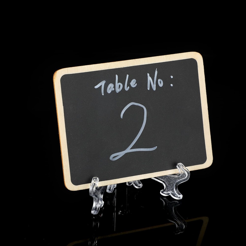24 Pcs Plastic Easel Plate Display Stands Picture Easel Holders for Frames