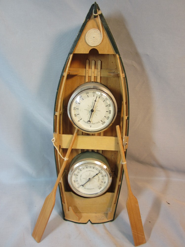 Rowboat Weather Station Wall Hanging