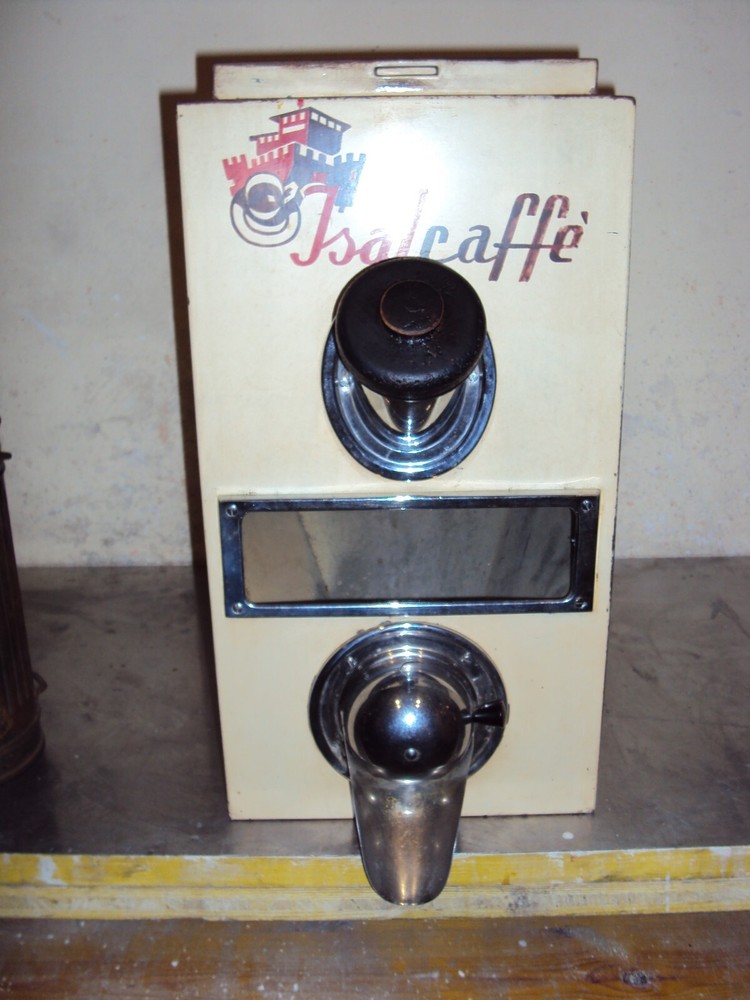 vintage coffee sign container machine modernization peacocks teaches coffee