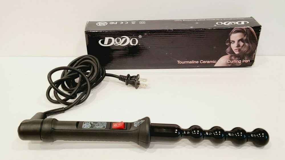 Dodo Tourmaline Ceramic Curling Iron With Beads