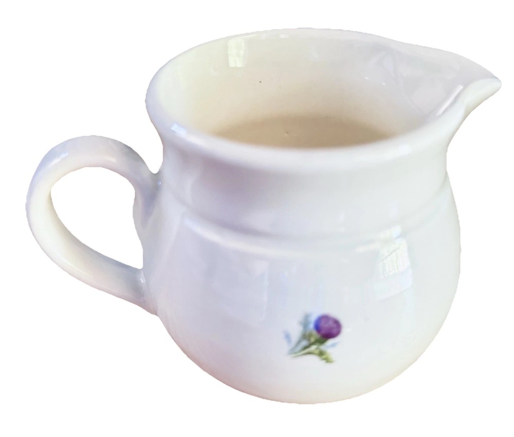 Thistle Creamer Pitcher Clyde Ceramics Scotland