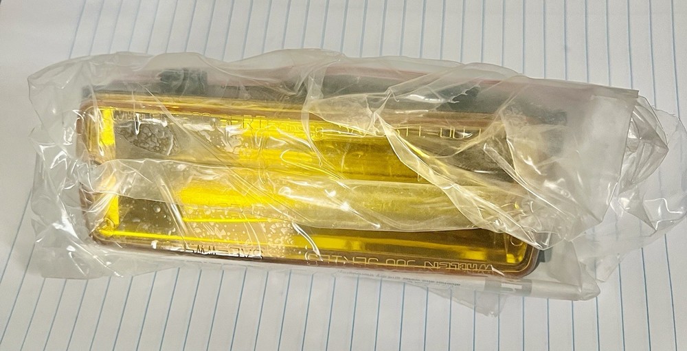 Whelen Model 500 Linear Amber Strobe Lighthead Part # 02-0363292-00A New