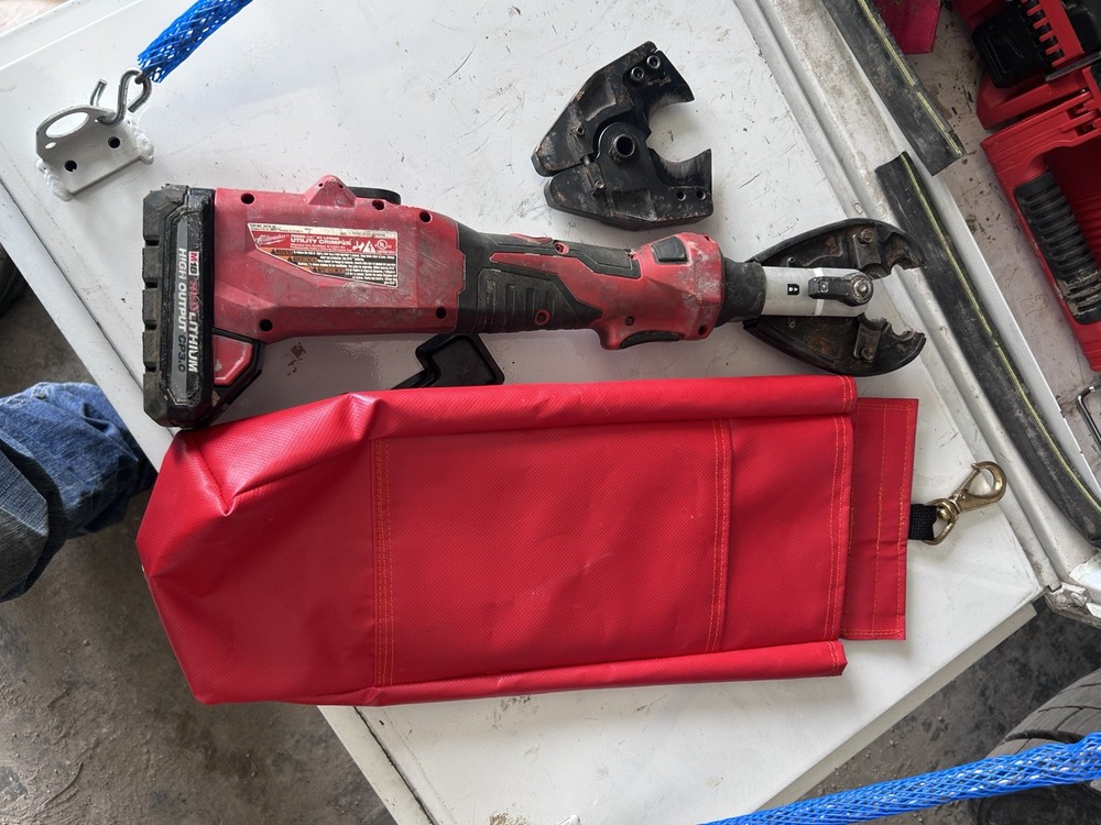 Utility Crimper/press Storage Bag Red