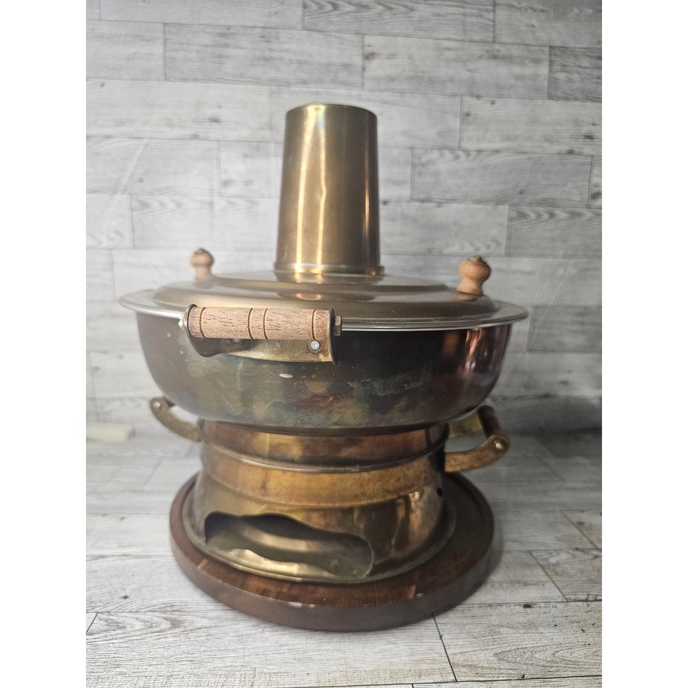 Vintage Brass Brazier or Hot Pot,