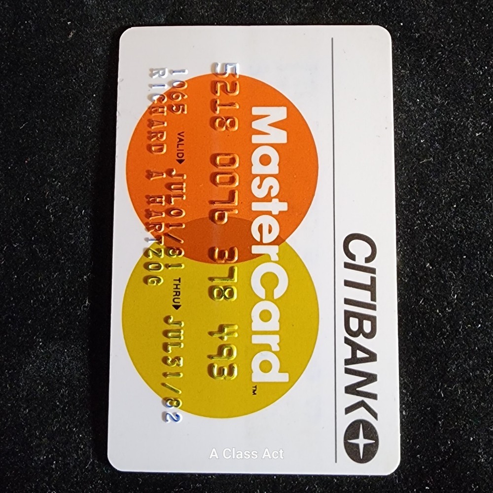Citibank MasterCard exp 1982 cc319