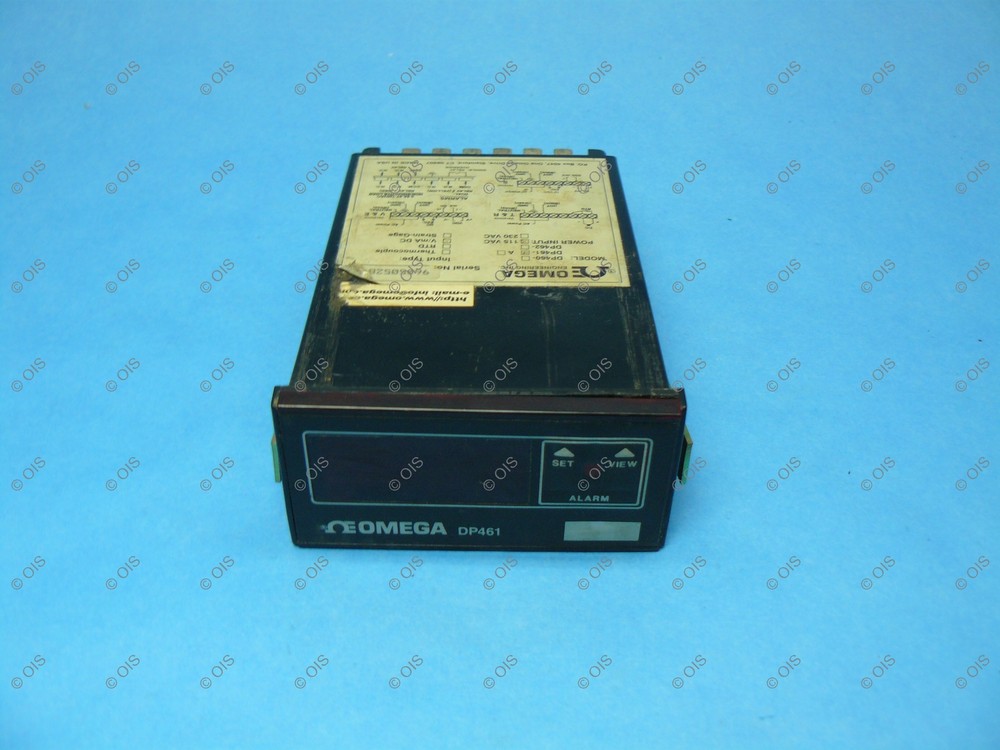Omega DP461-V Digital Temperature Panel Meter 1/8 Din 115VAC V/Ma Input Tested