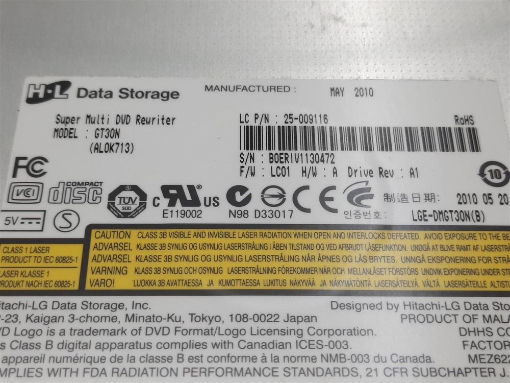 ⭐️⭐️⭐️⭐️⭐️ H-L Data Storage Multi DVD Rewriter GT30N