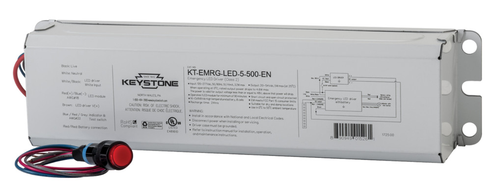 Keystone Kt-Emrg-Led-5-500-En Emergency Backup Driver