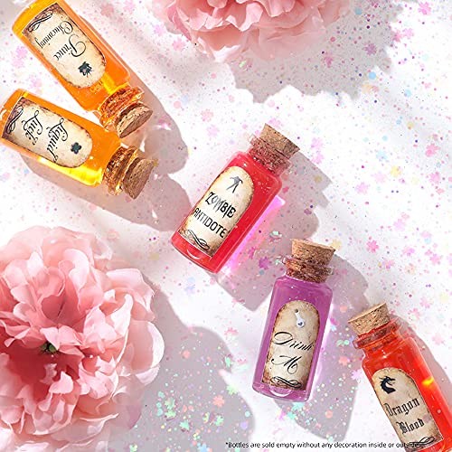 Decorative Glass Bottles (24 Pcs / 0.33 fl oz.)