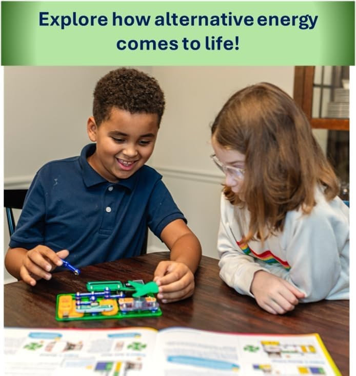 Snap Circuits Green Energy Electronics Exploration STEM KIDS Science Learn Gift