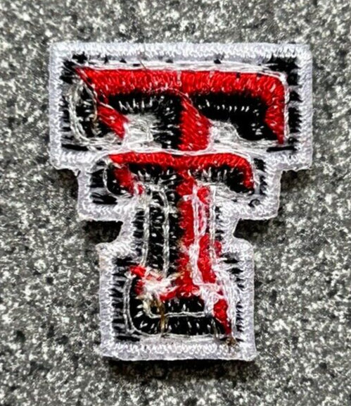 TEXAS TECH RED RAIDERS NCAA COLLEGE VINTAGE TINY 1" TEAM LOGO PATCH