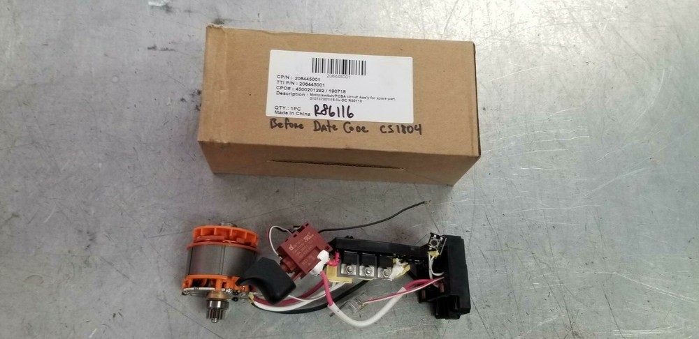Ridgid genuine motor switch & circuit board assembly #290429014