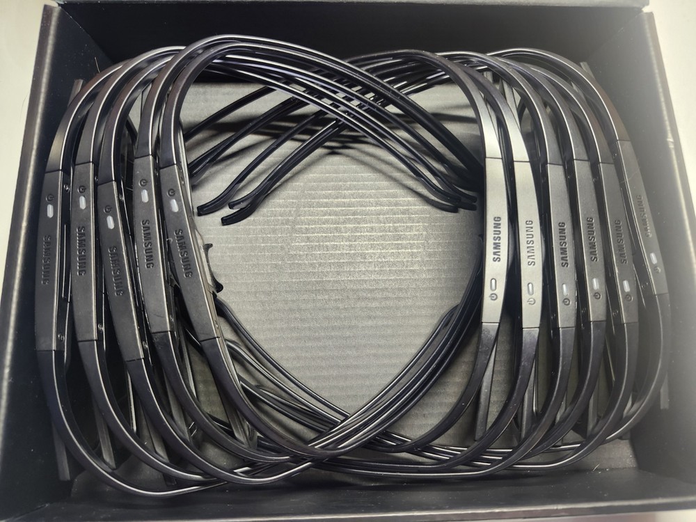 Samsung Smart TV Active 3D Glasses Set Of 11, UNTESTED