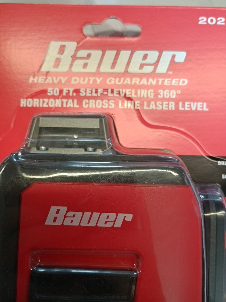 Bauer Cross Line Laser Level 20202l-b