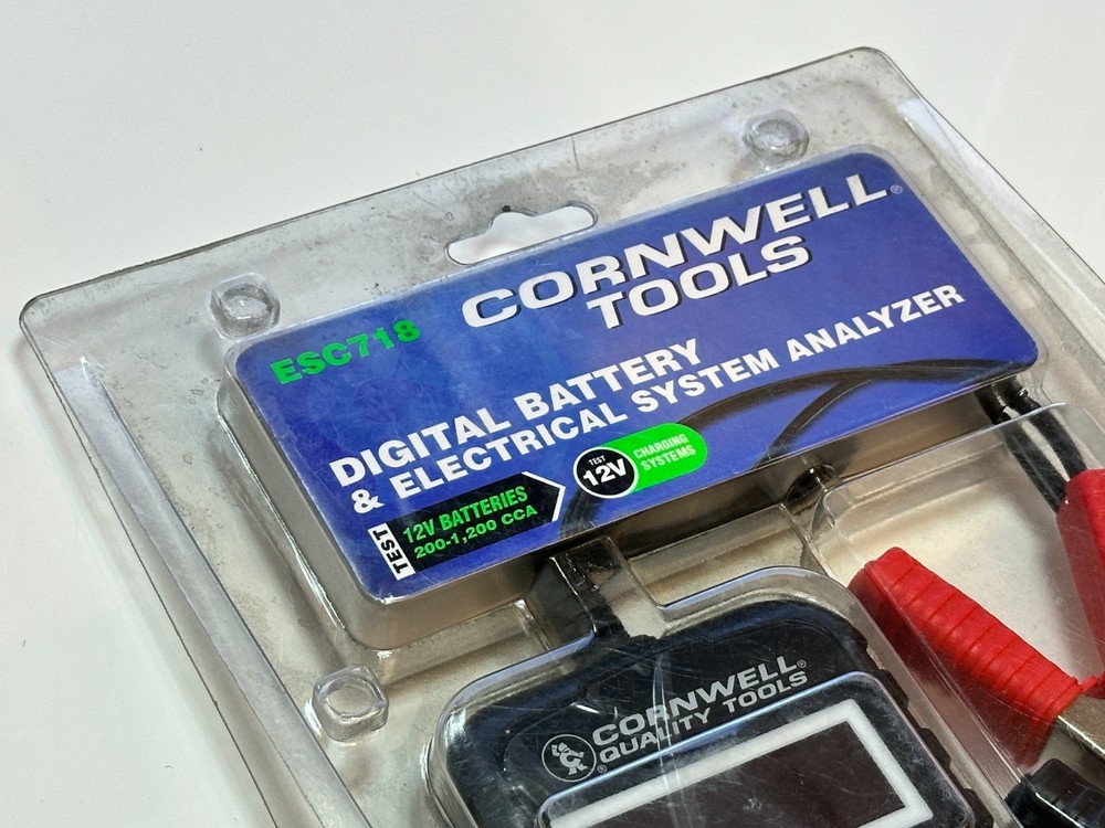 NEW Cornwell Tools Digital Battery & Electrical System Analyzer ESC718 -- NOS