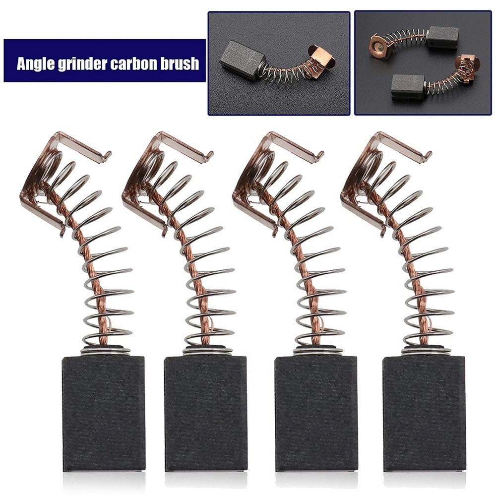2Pairs Angle Grinder Carbon Brushes 12X8X5mm For G720 Power Tool Replacement