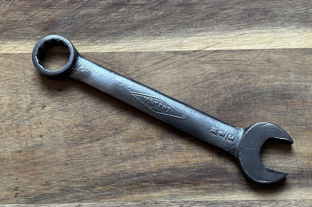VINTAGE VINCENT COMBINATION SPANNER - 3/8” Whitworth .