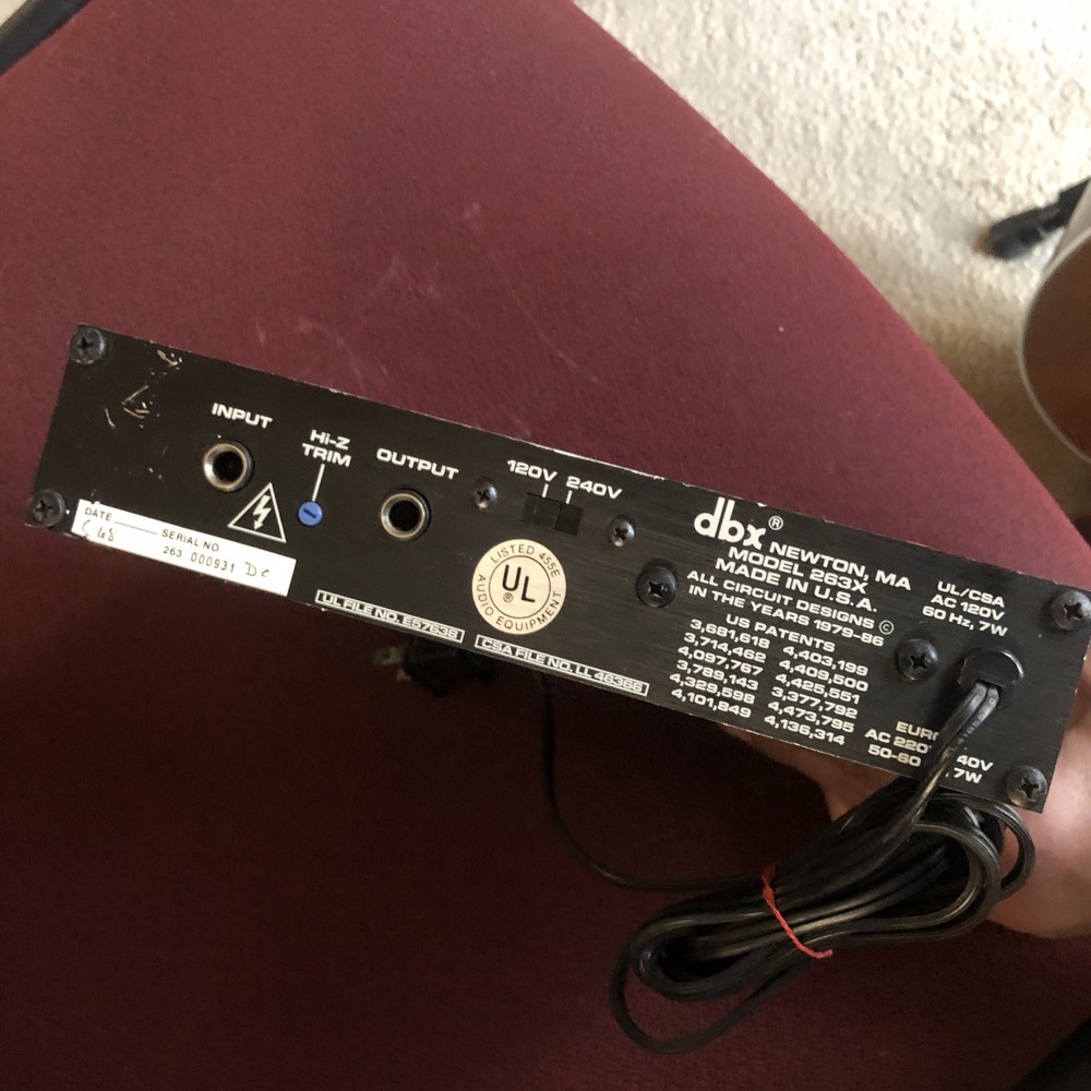 DBX 263X DE-ESSER Vintage Works