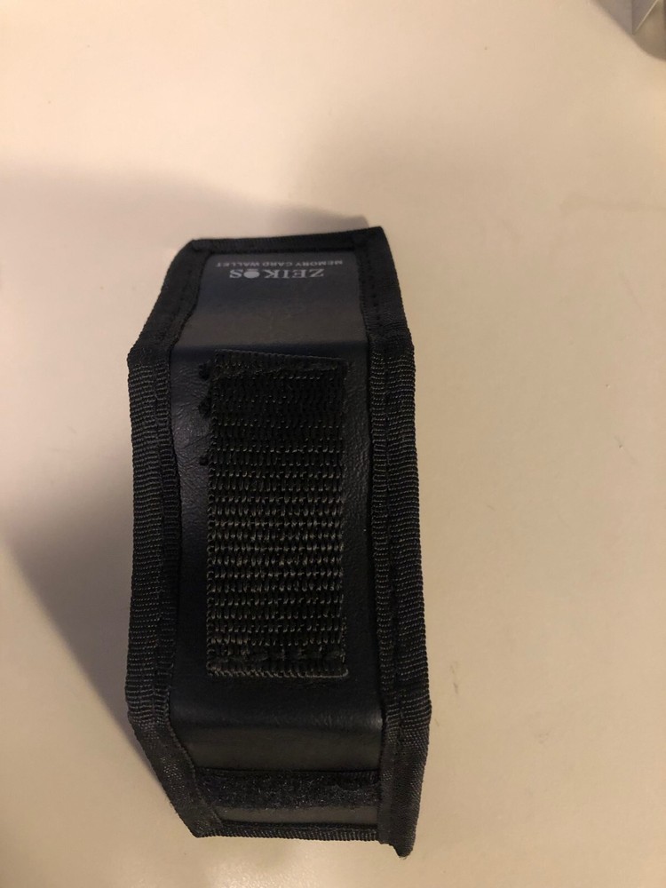 Zeikos memory Card Wallet - approx. 2" x 2.5" -Extended 7.5"