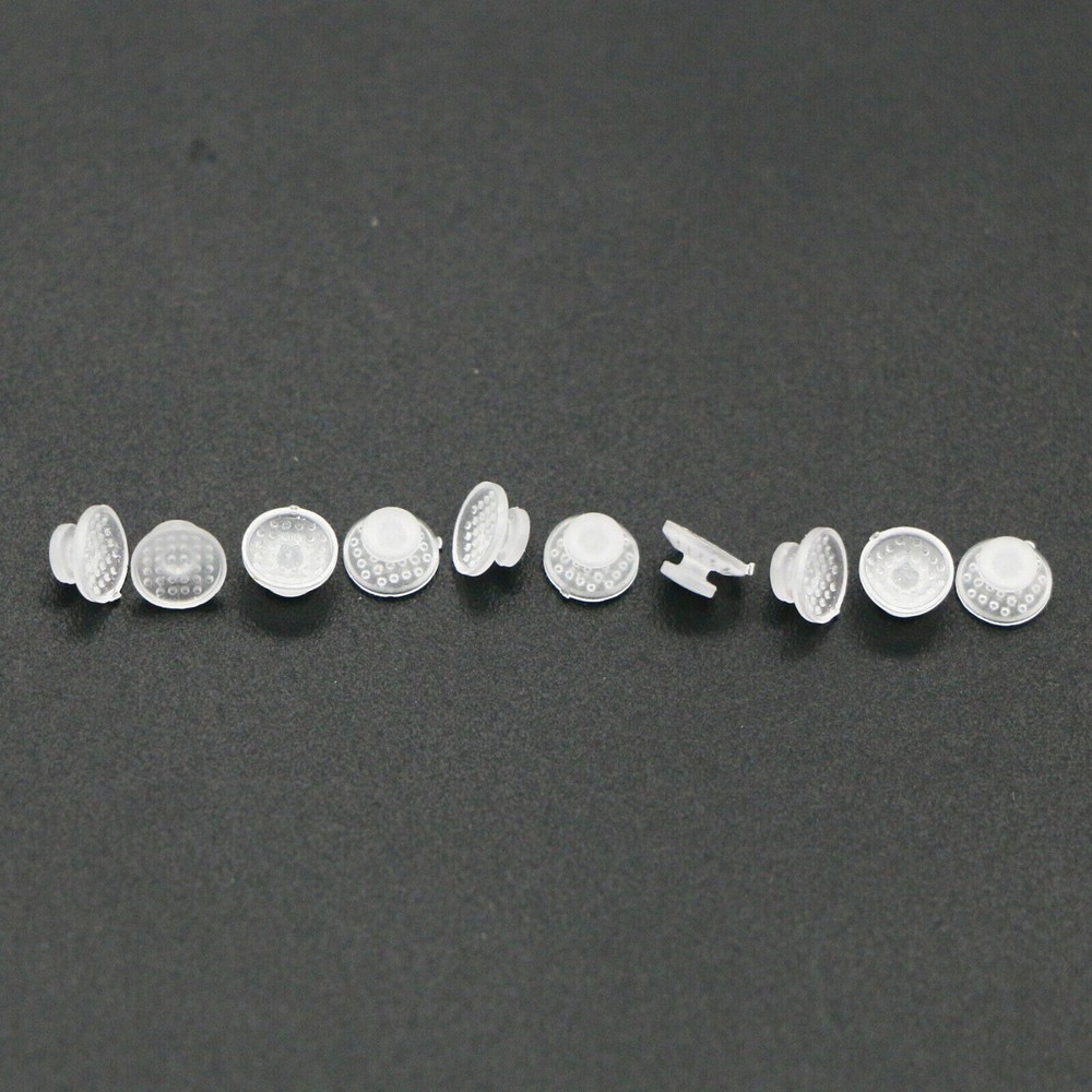 10/pack Dental Orthodontic Ceramic Clear Lingual Button Bondable Round Composite