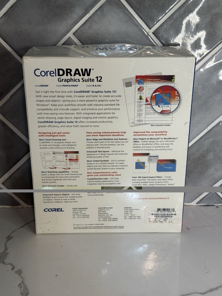 Corel Coreldraw Graphics Suite 12 For Windows (Education Edition)