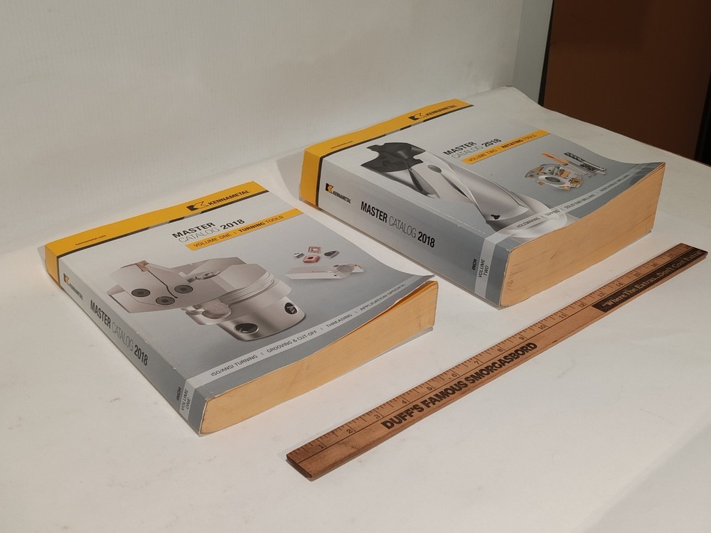 Kennametal Master Catalogs 2018: Volume One/ Turning; Volume Two/ Rotating Tools