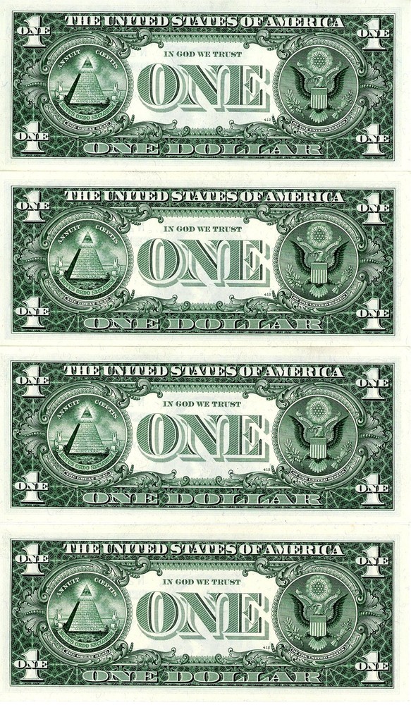 1957A $1 8-Sequential Consecutive Silver Certificates in UNC Condition Fr #1620
