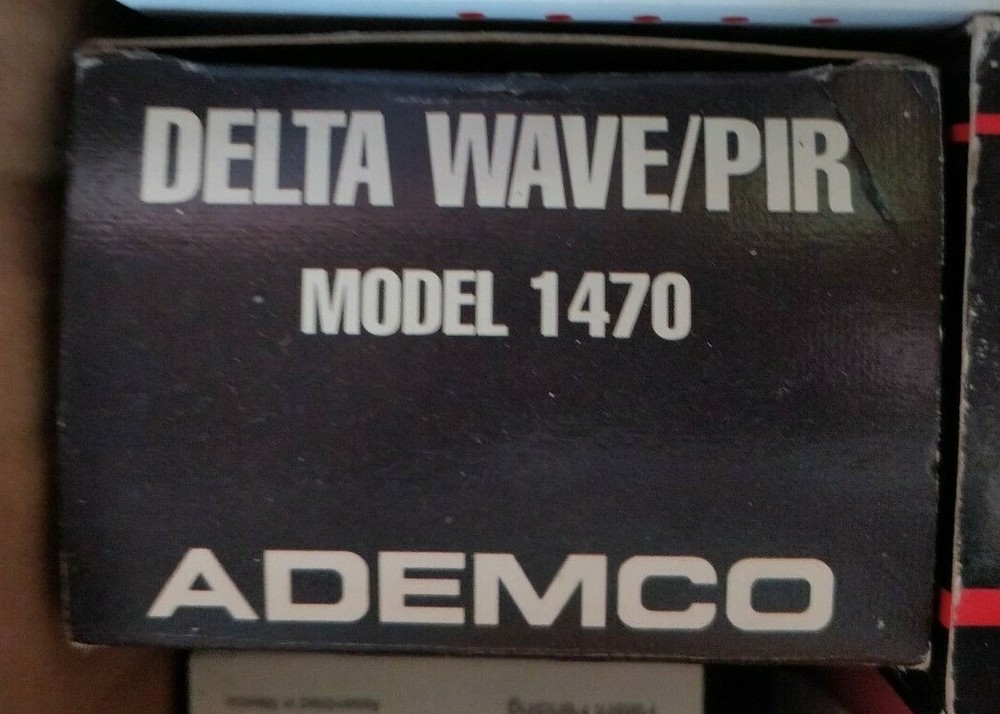 Ademco Delta Wave / PIR Motion Sensor 1470