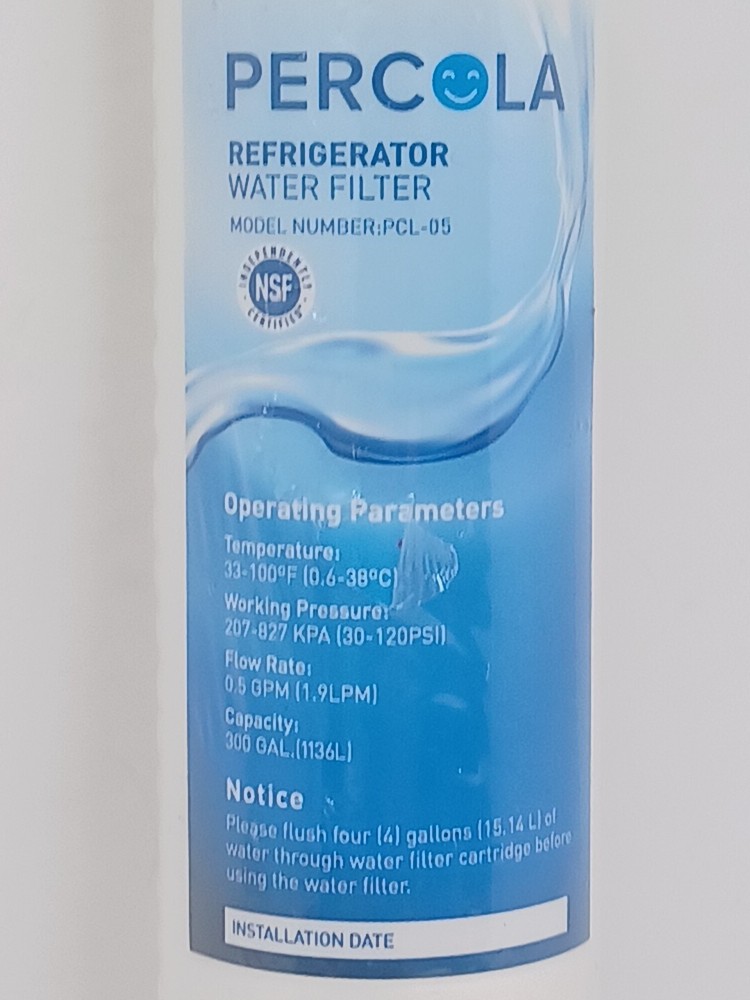 1 Single PERCOLA PCL-05 Under Sink Water Filter